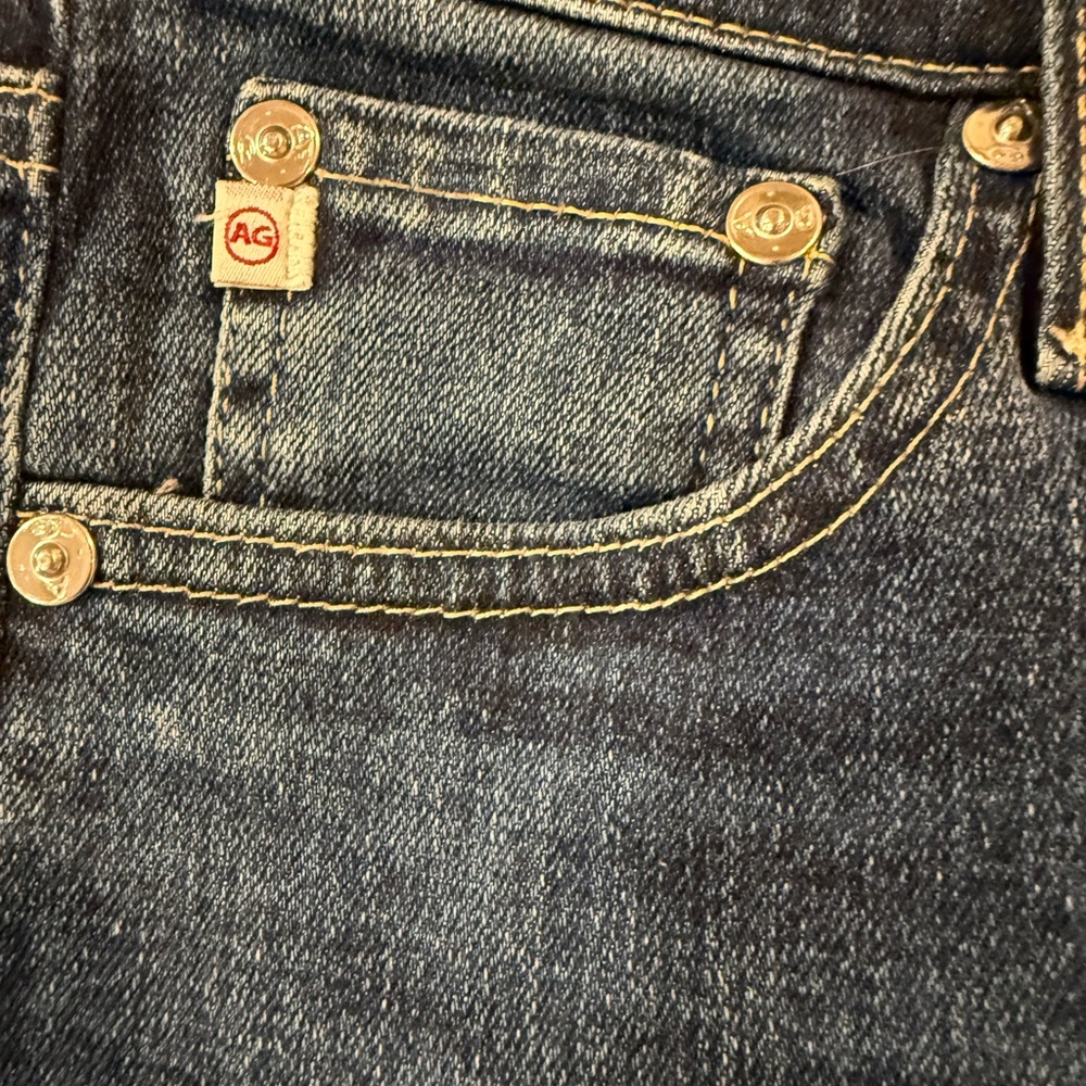 AG Adriano Goldschmied B-Type 02 Cigarette Jeans 27 Dark Wash Straight - Picture 12 of 14